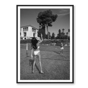 Badminton At The Villa BW