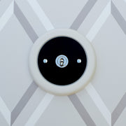 1 Gang Black Switch With Chrome Toggle