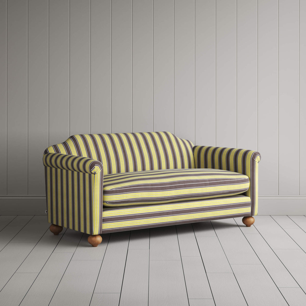 Dolittle 2 Seater Sofa in Regatta Cotton, Custard