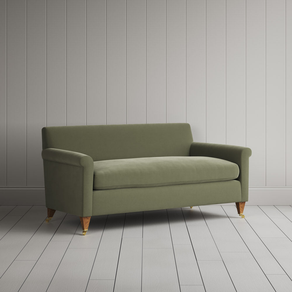 Idler 2 Seater Sofa in Intelligent Velvet Green Tea