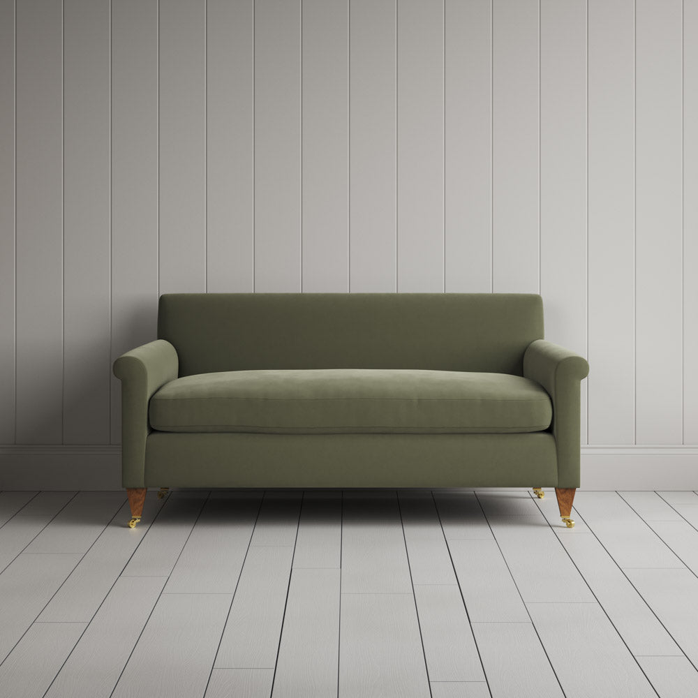 Idler 2 Seater Sofa in Intelligent Velvet Green Tea