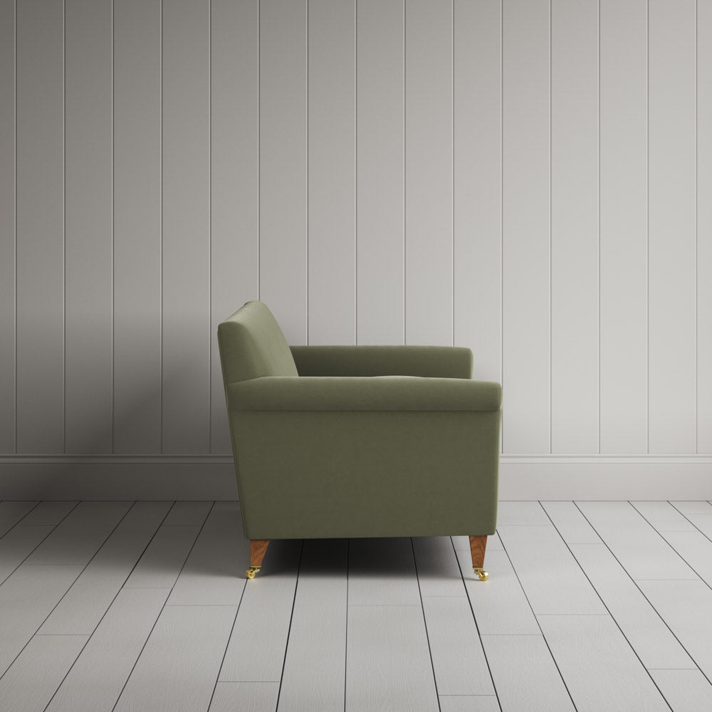 Idler 2 Seater Sofa in Intelligent Velvet Green Tea