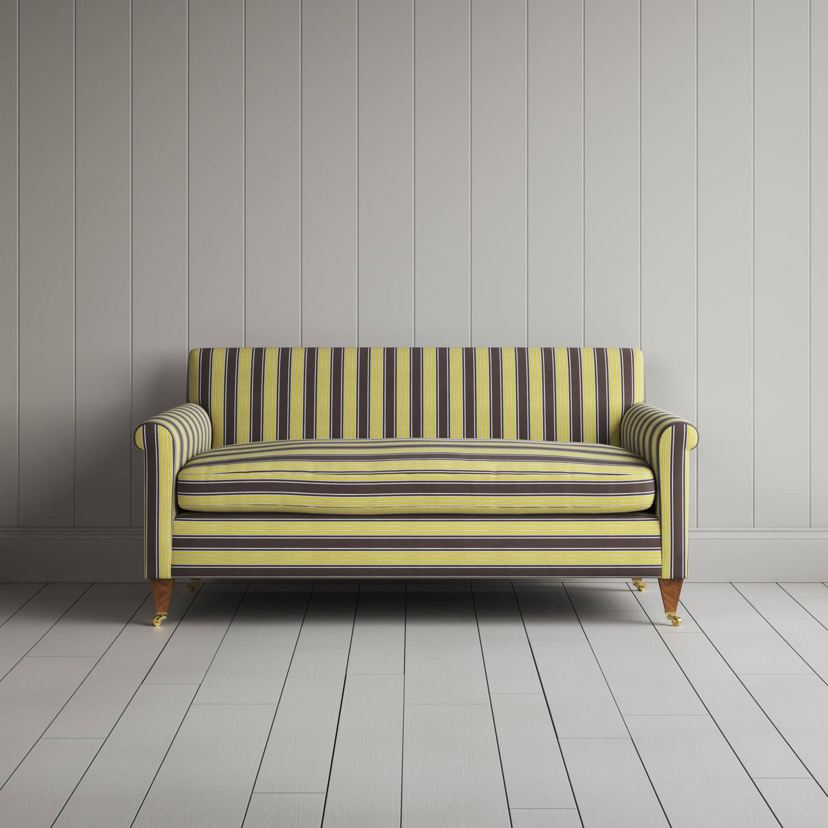 Idler 2 Seater Sofa in Regatta Cotton, Custard