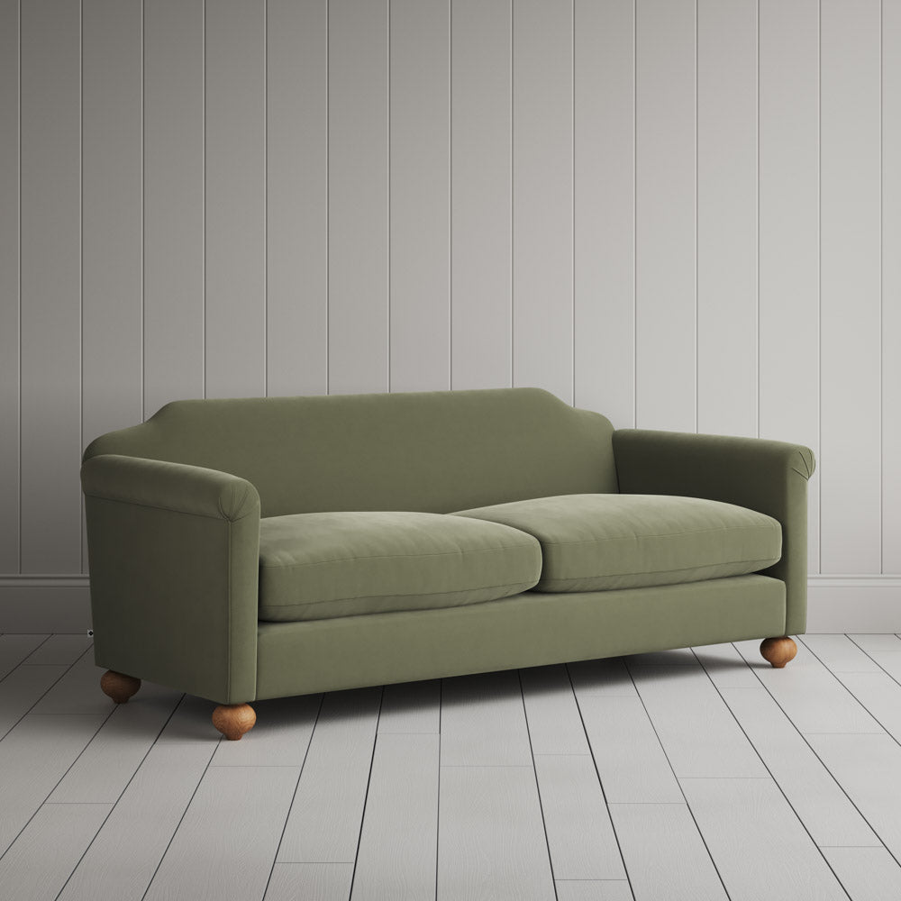 Dolittle 3 Seater Sofa in Intelligent Velvet Green Tea