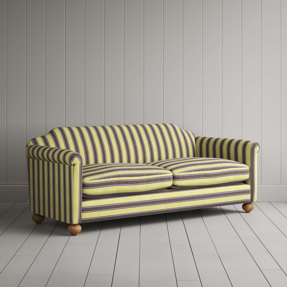 Dolittle 3 Seater Sofa in Regatta Cotton, Custard