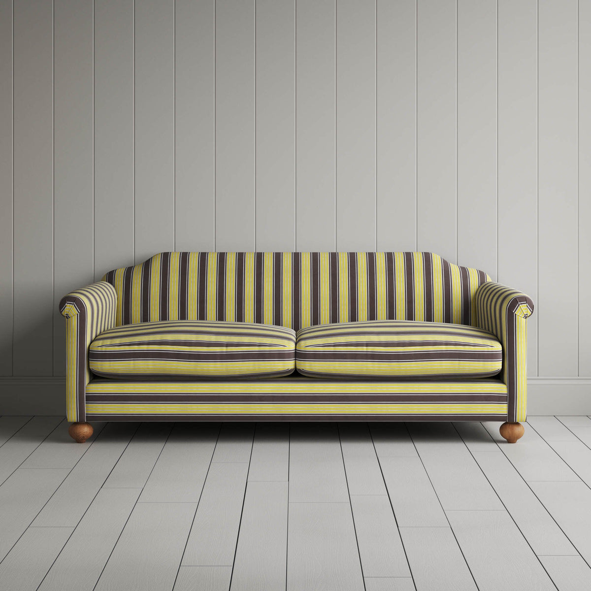 Dolittle 3 Seater Sofa in Regatta Cotton, Custard