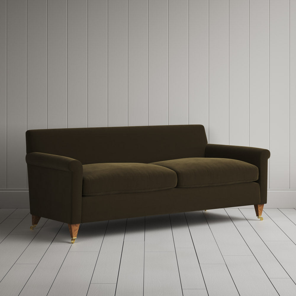 Idler 3 Seater Sofa in Intelligent Velvet Seaweed