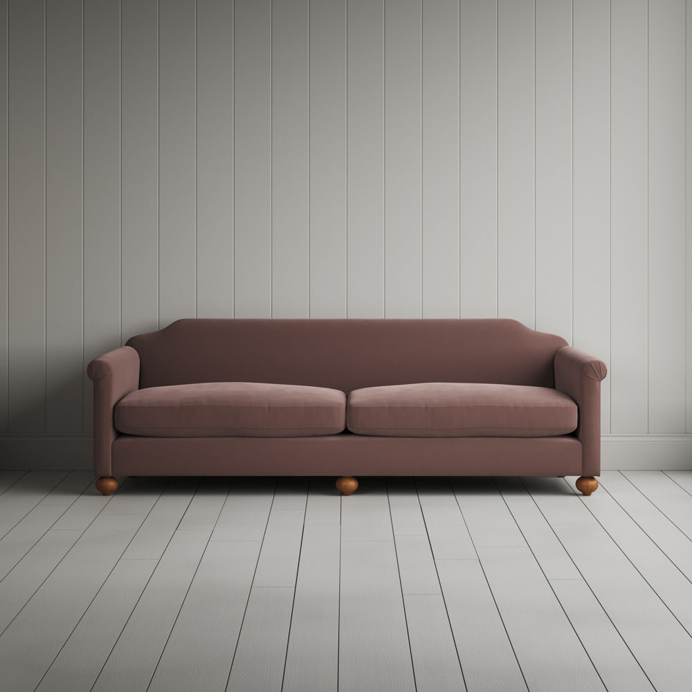 Dolittle 4 seater Sofa in Intelligent Velvet Dusky Pink