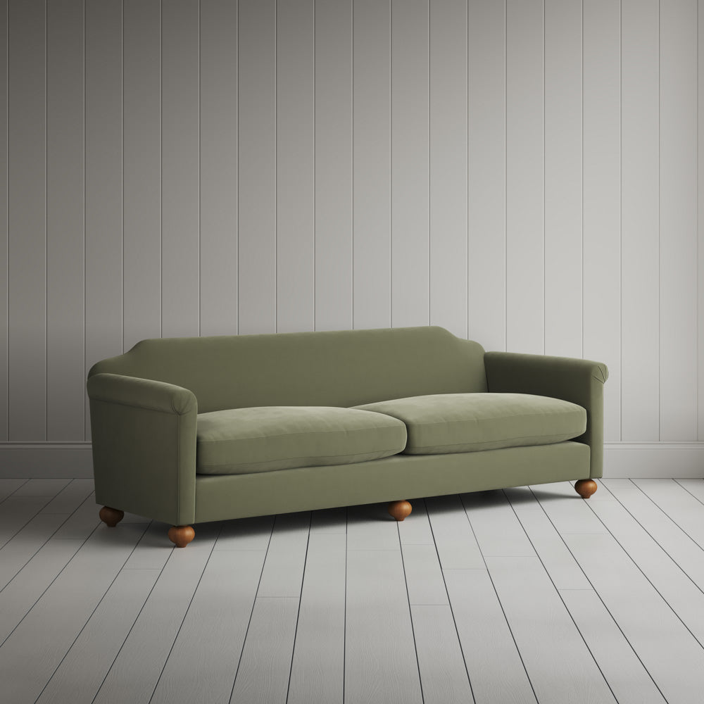 Dolittle 4 seater Sofa in Intelligent Velvet Green Tea