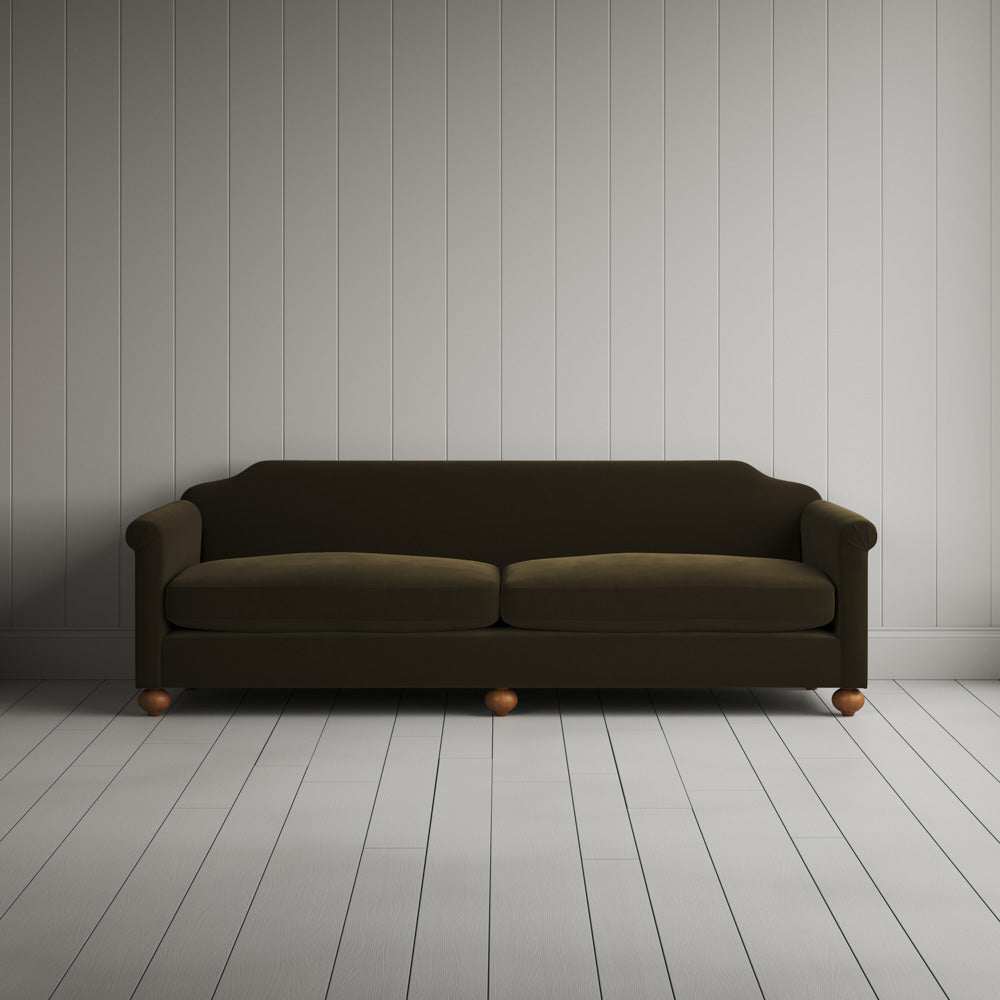 Dolittle 4 seater Sofa in Intelligent Velvet Seaweed