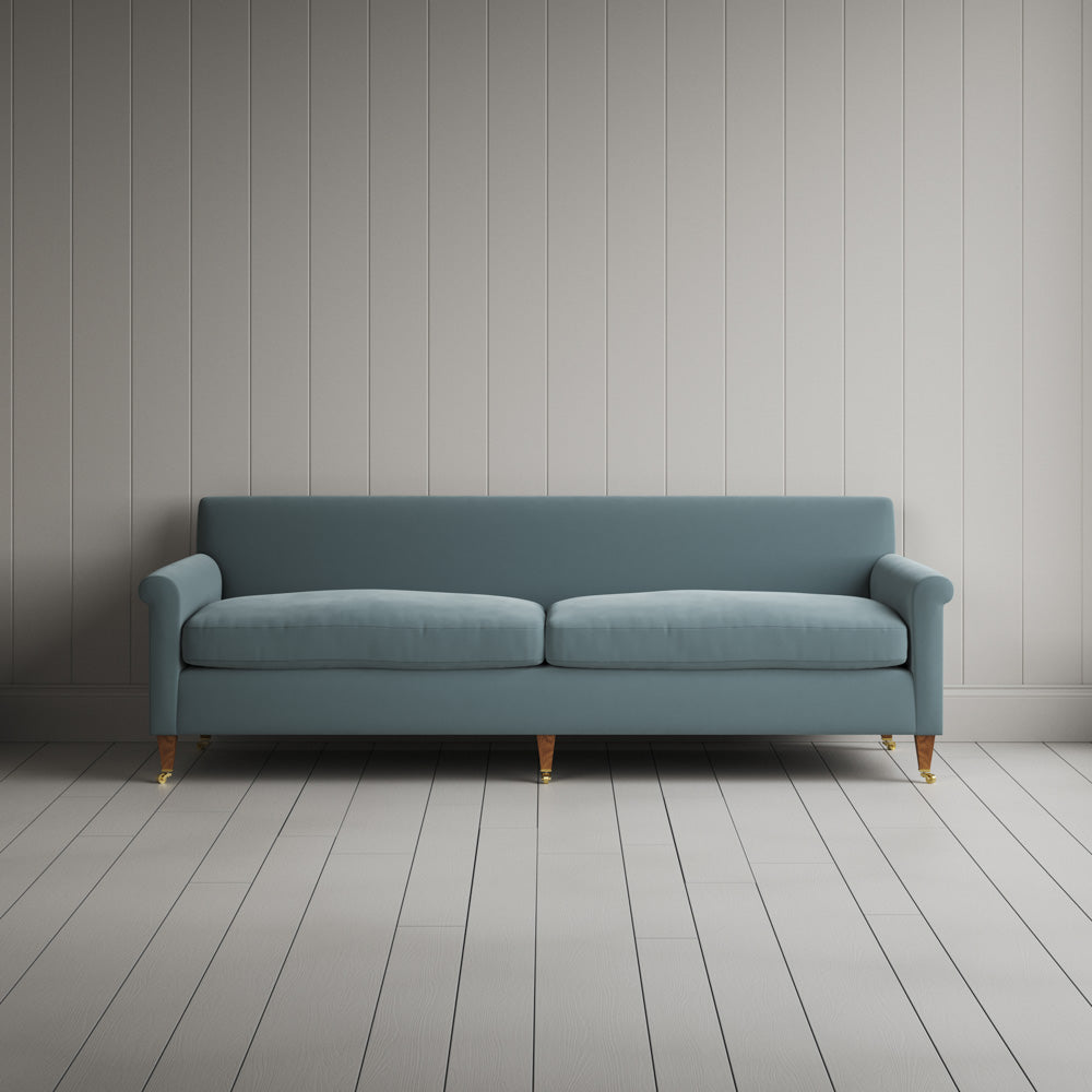 Idler 4 seater sofa in Intelligent Velvet Mineral
