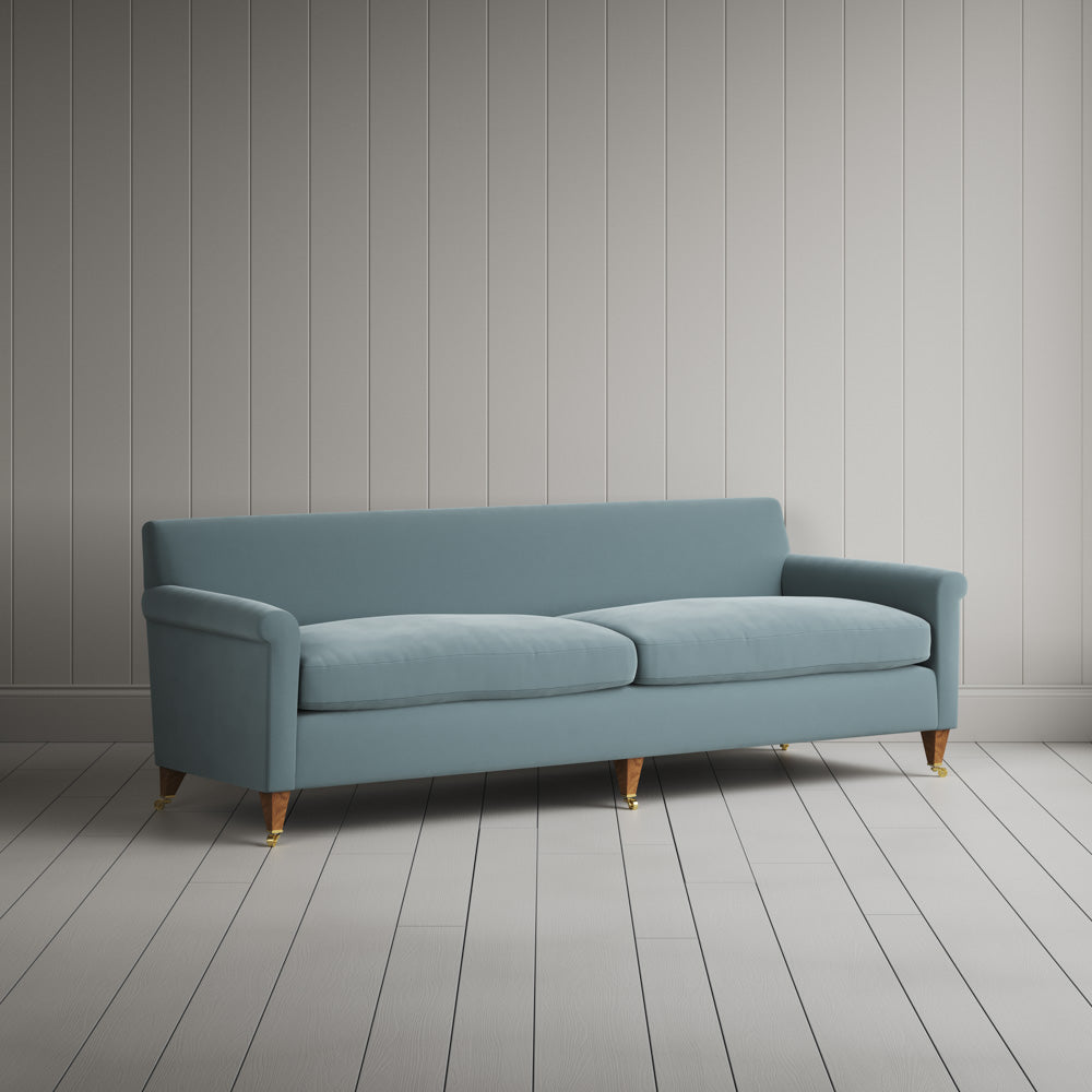 Idler 4 seater sofa in Intelligent Velvet Mineral