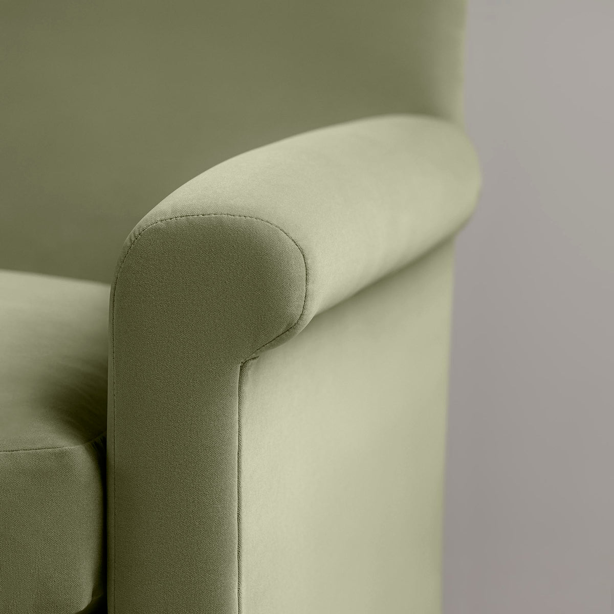 Idler 4 seater sofa in Intelligent Velvet Green Tea