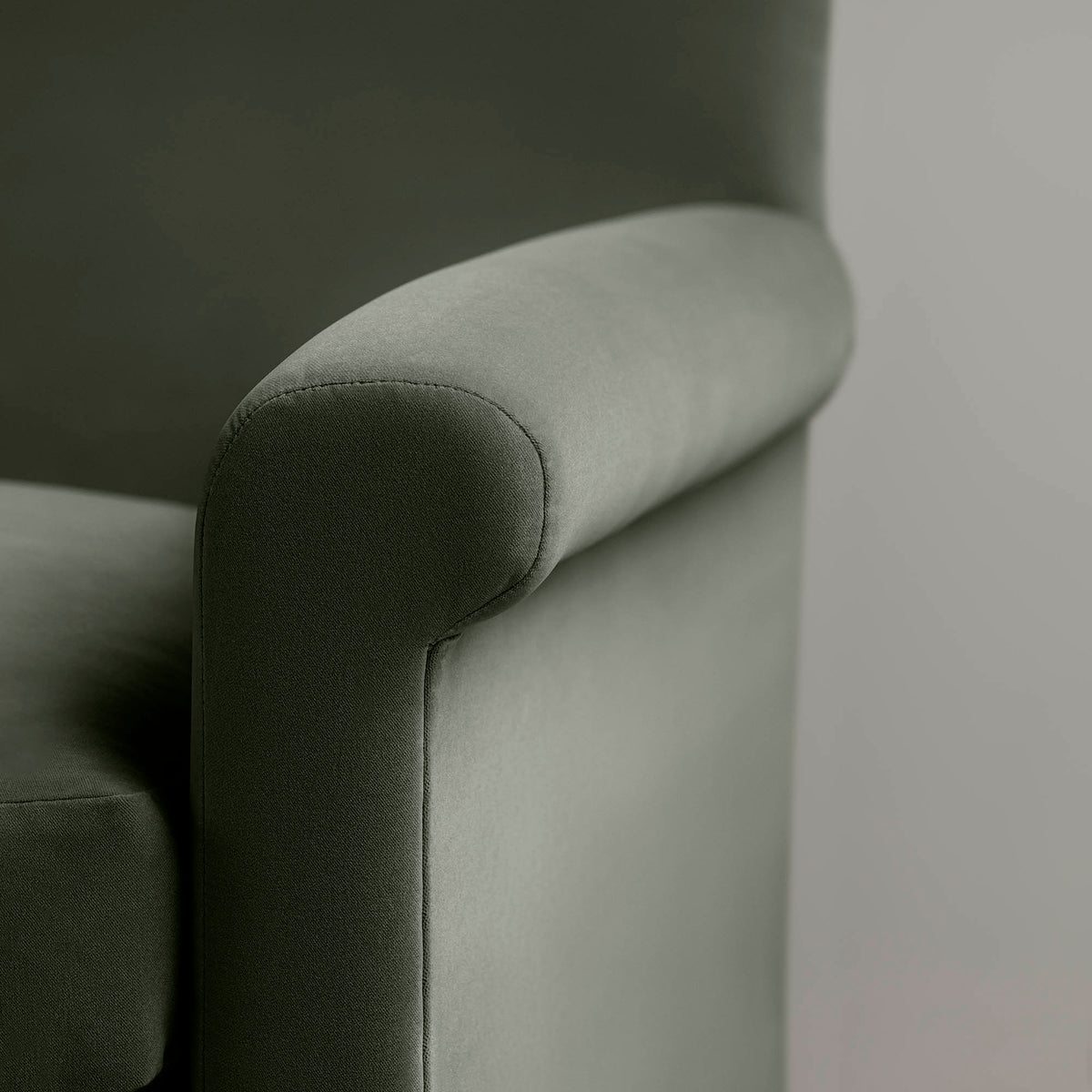 Idler 4 seater sofa in Intelligent Velvet Seaweed
