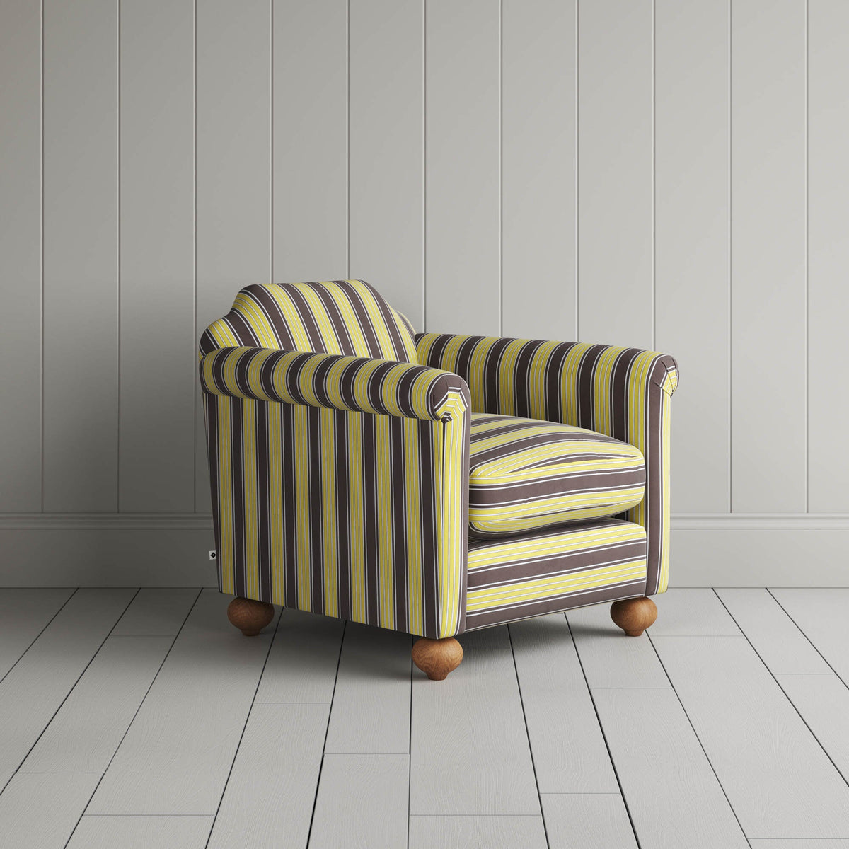 Dolittle Armchair in Regatta Cotton, Custard
