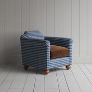 Dolittle Armchair in Well Plaid Frame and Classic Corduroy Tobacco Seat