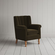 Time Out Armchair in Intelligent Velvet Seaweed