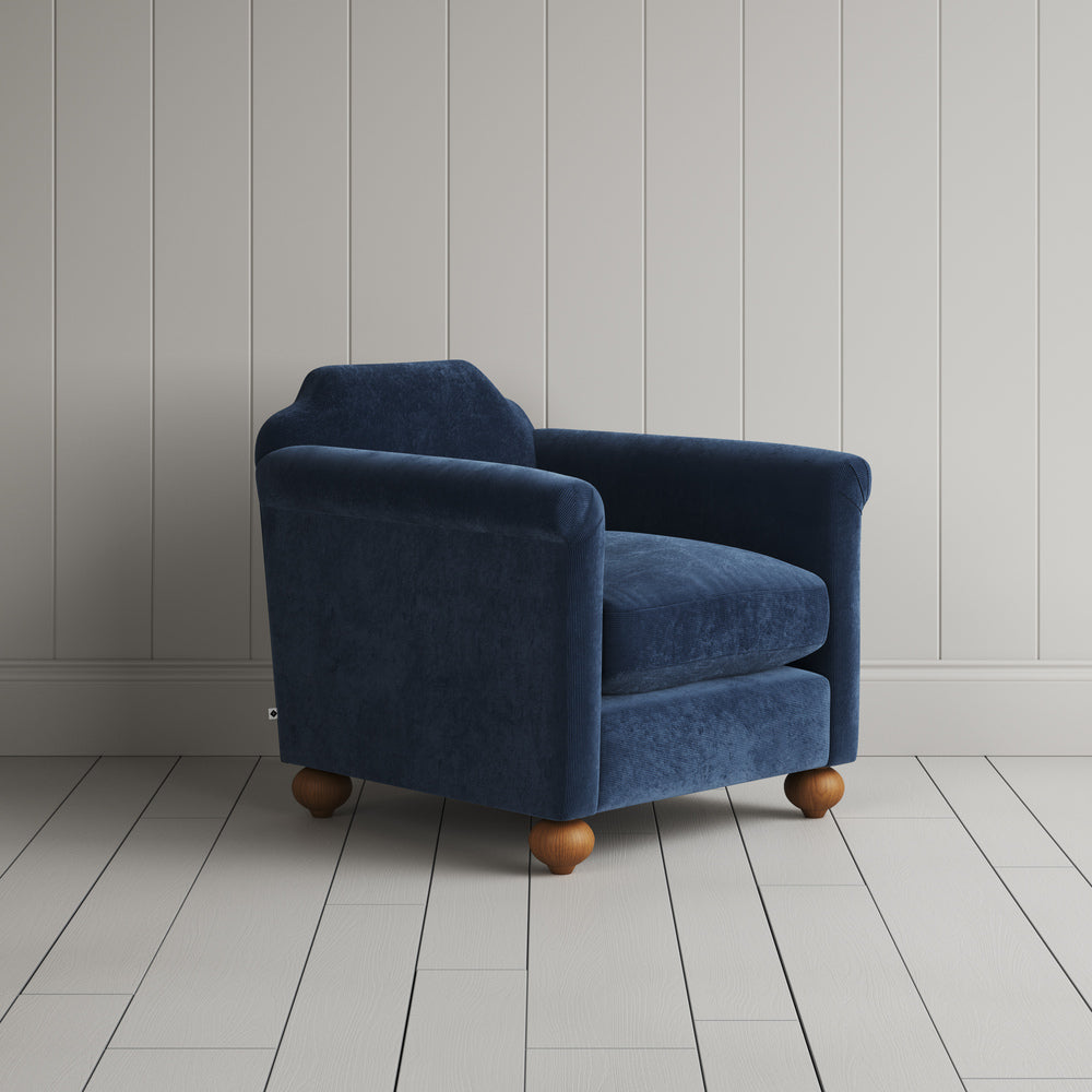 Dolittle Armchair in Classic Corduroy Twilight Blue