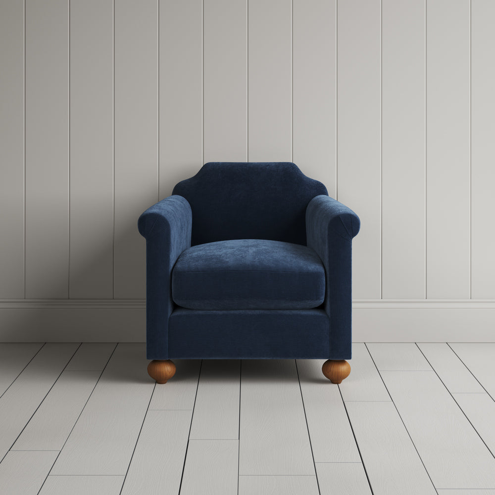 Dolittle Armchair in Classic Corduroy Twilight Blue