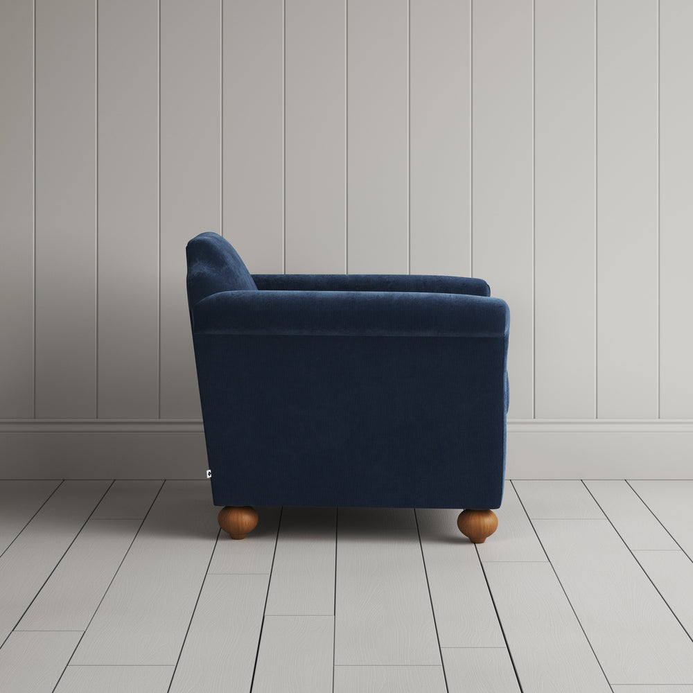 Dolittle Armchair in Classic Corduroy Twilight Blue
