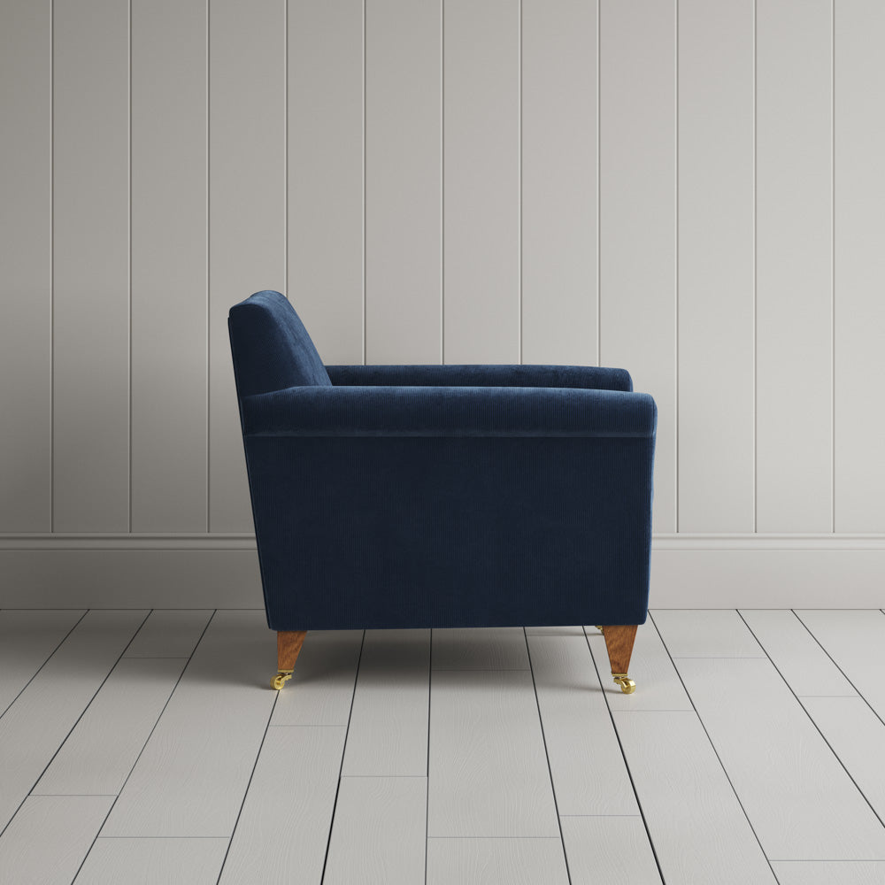 Idler Armchair in Classic Corduroy Twilight Blue
