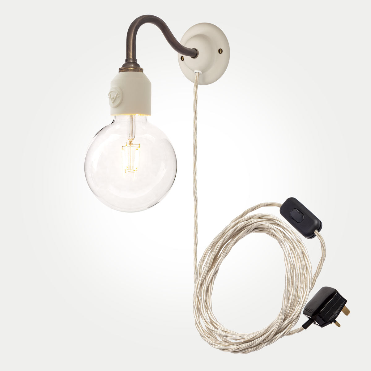 Bergholt Acanthus Plug-In Wall Light