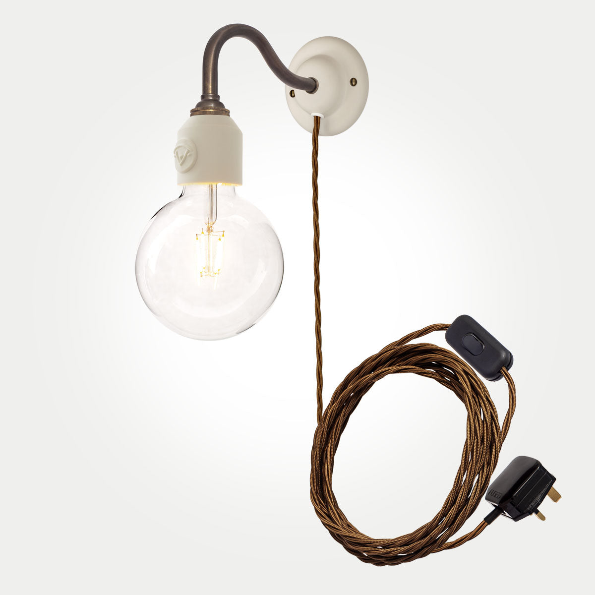 Bergholt Acanthus Plug-In Wall Light