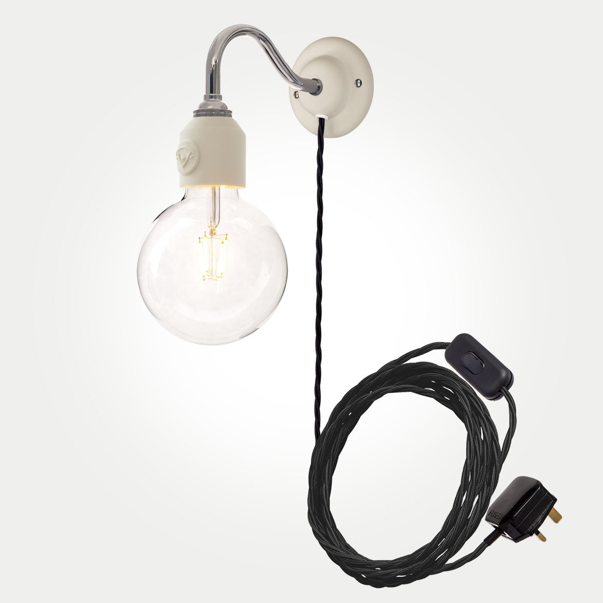 Bergholt Acanthus Plug-In Wall Light