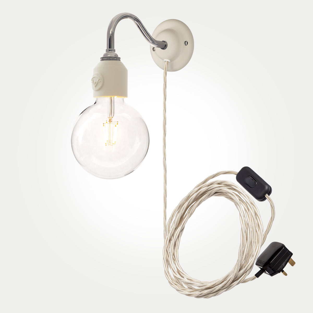 Bergholt Acanthus Plug-In Wall Light