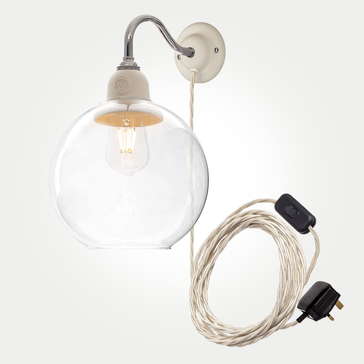 Bergholt Constable Plug-In Wall Light