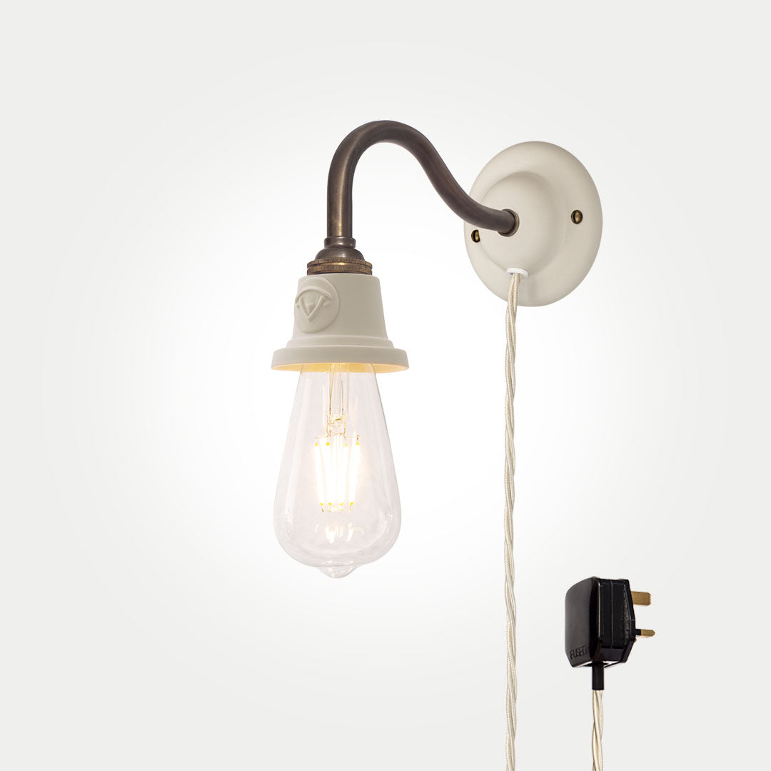Bergholt Delphinium Plug-In Wall Light