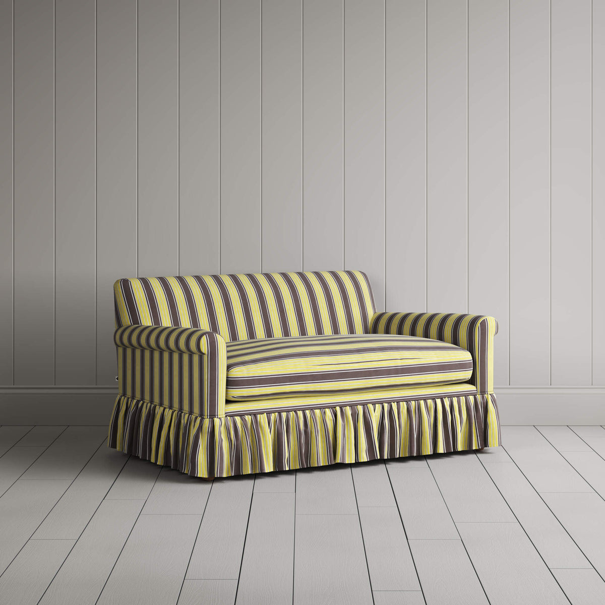 Curtain Call BIG LOVE Seat in Regatta Cotton, Custard