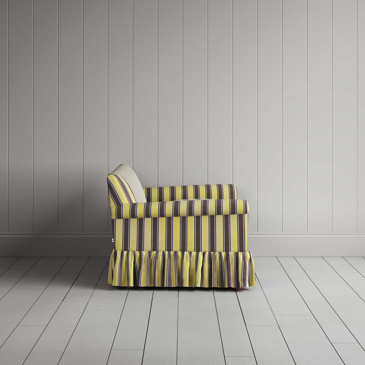 Curtain Call BIG LOVE Seat in Regatta Cotton, Custard