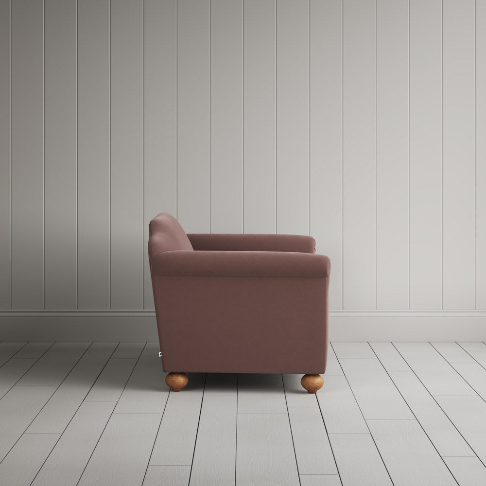 Idler BIG LOVE Seat in Intelligent Velvet Dusky Pink