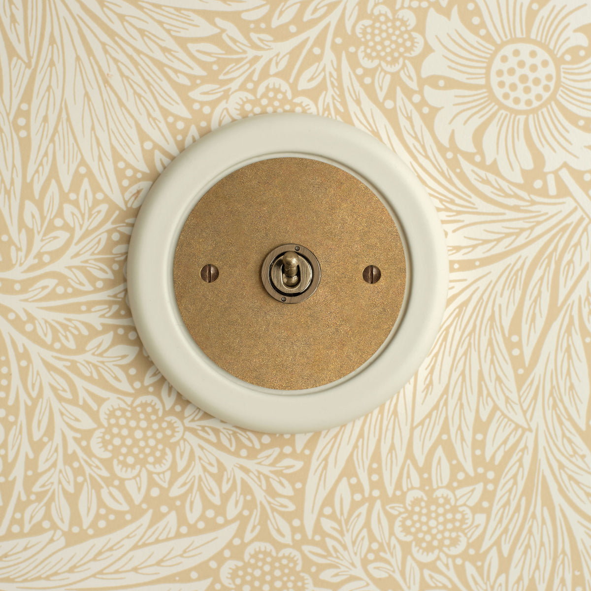 1 Gang Solid Brass Toggle Switch