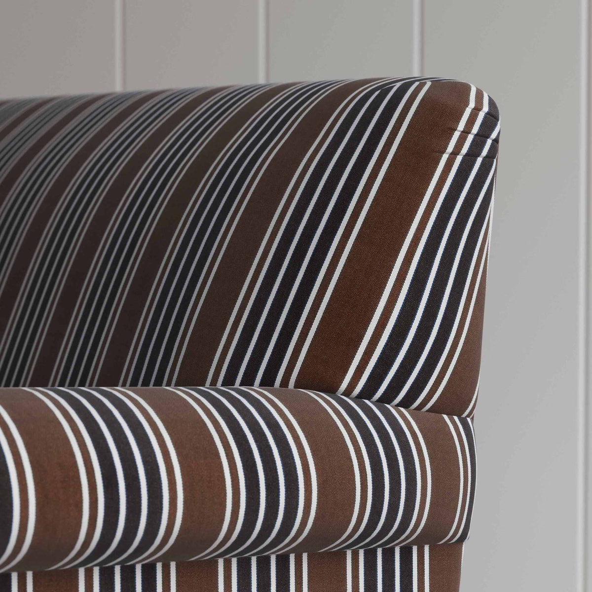 Curtain Call 4 Seater Sofa in Regatta Cotton, Charcoal