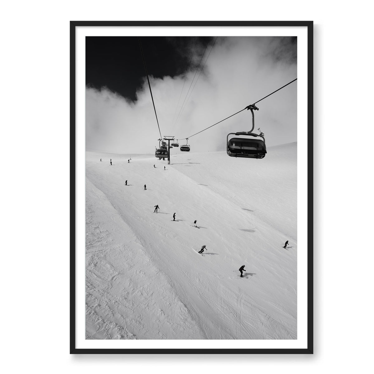 Race You Down B&W