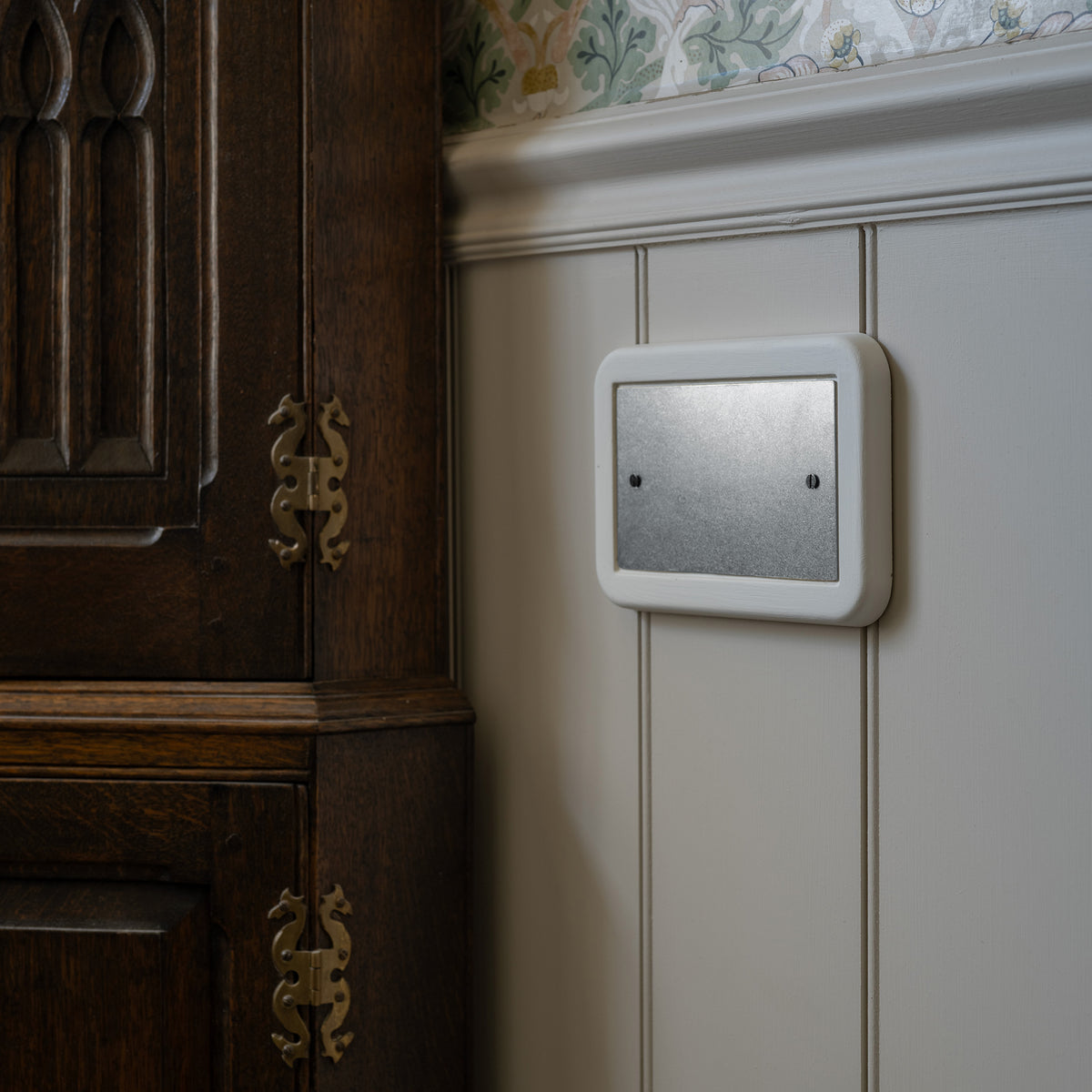 Double Porcelain Switch Socket Surround Only