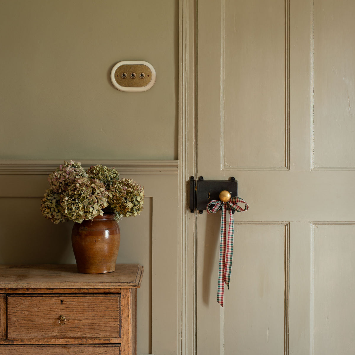 3 Gang Solid Brass Toggle Switch