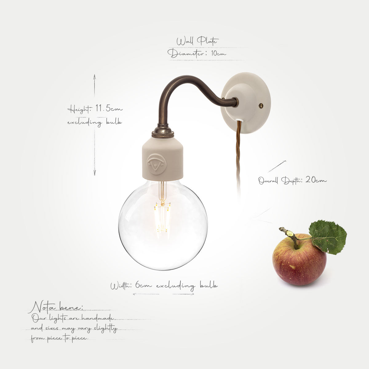 Bergholt Acanthus Plug-In Wall Light