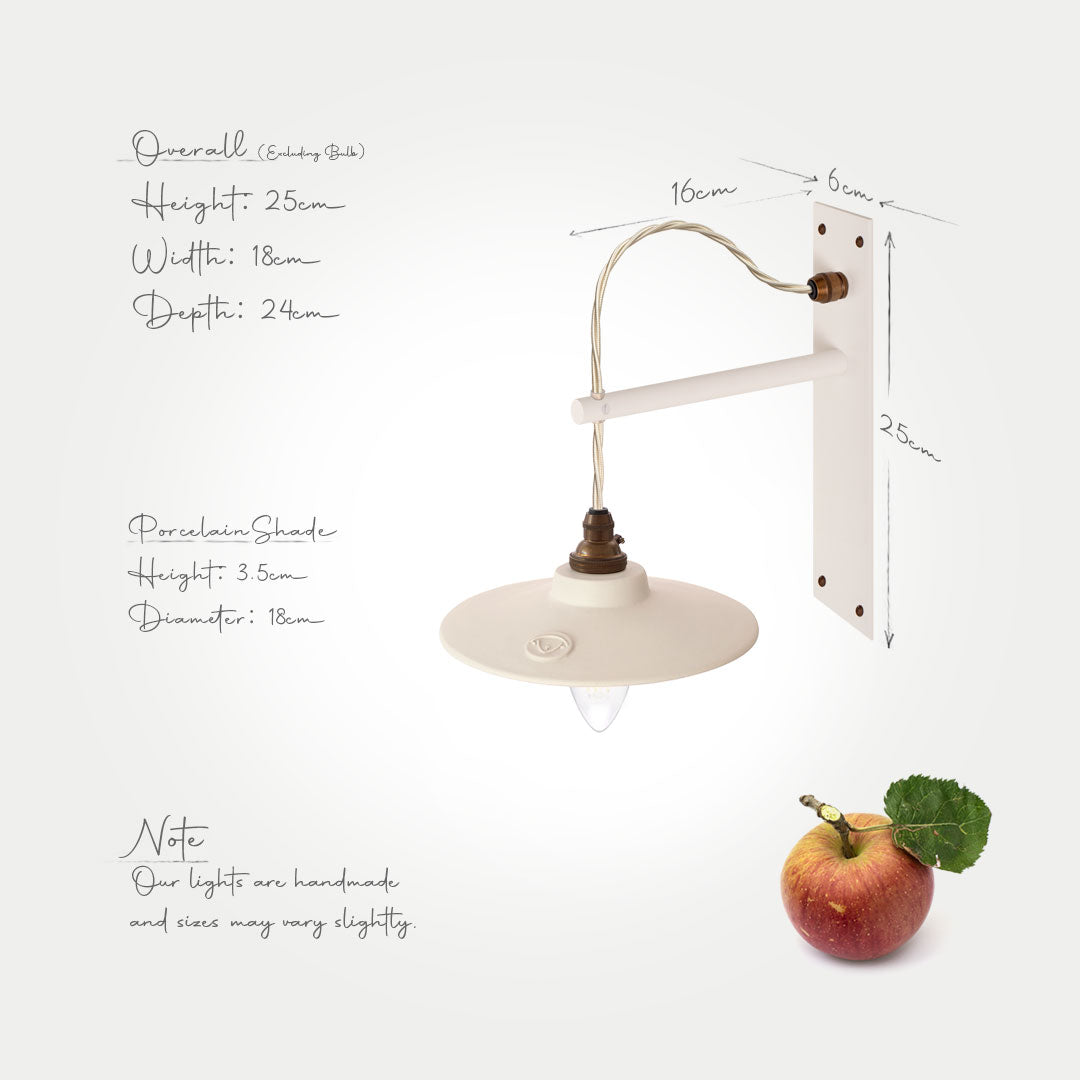 Flatford Petite Fonteyn Wall Light