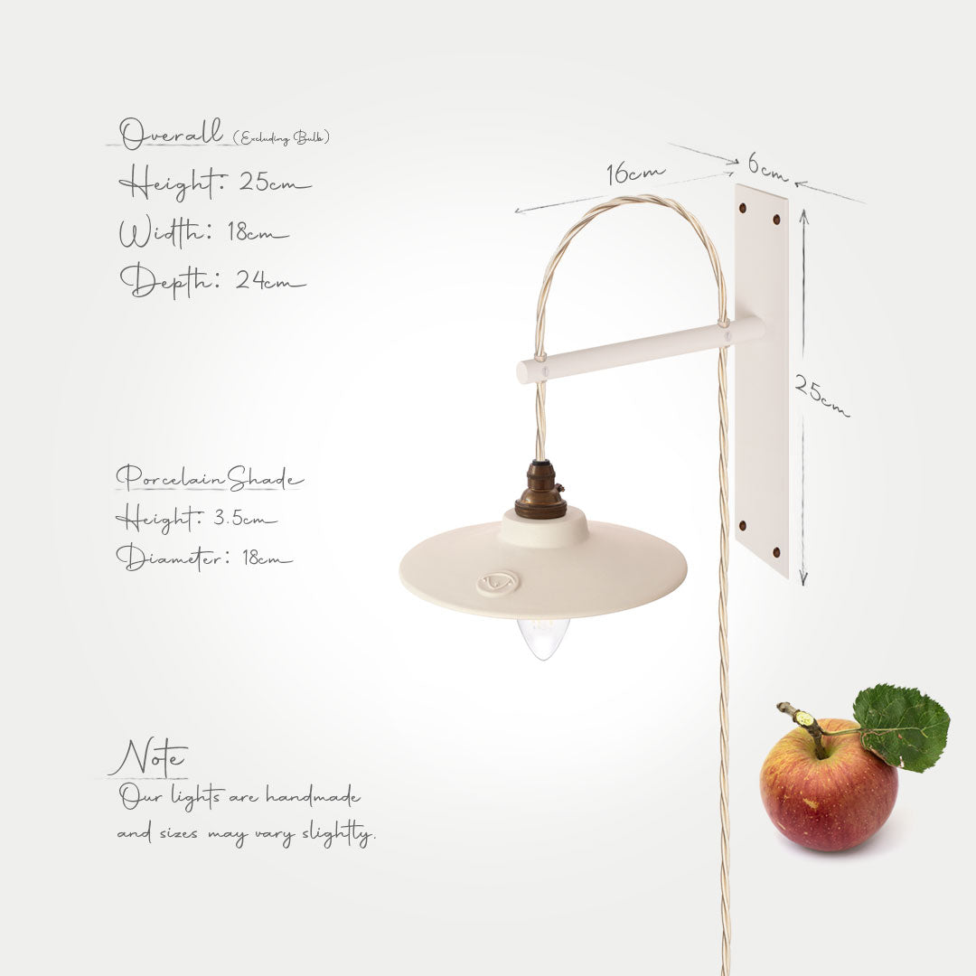 Flatford Petite Fonteyn Plug-In Wall Light