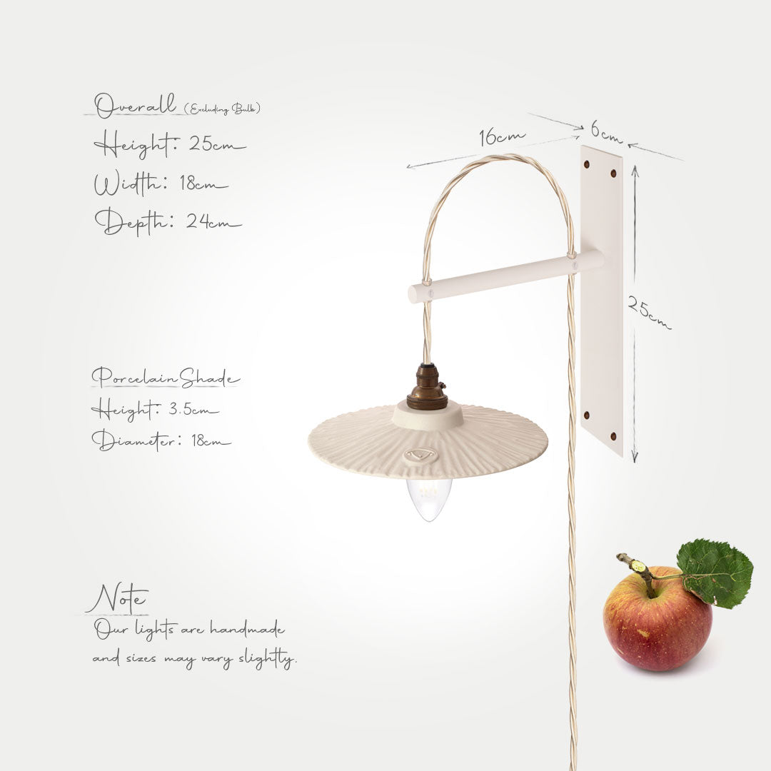 Flatford Petite Odette Plug-In Wall Light