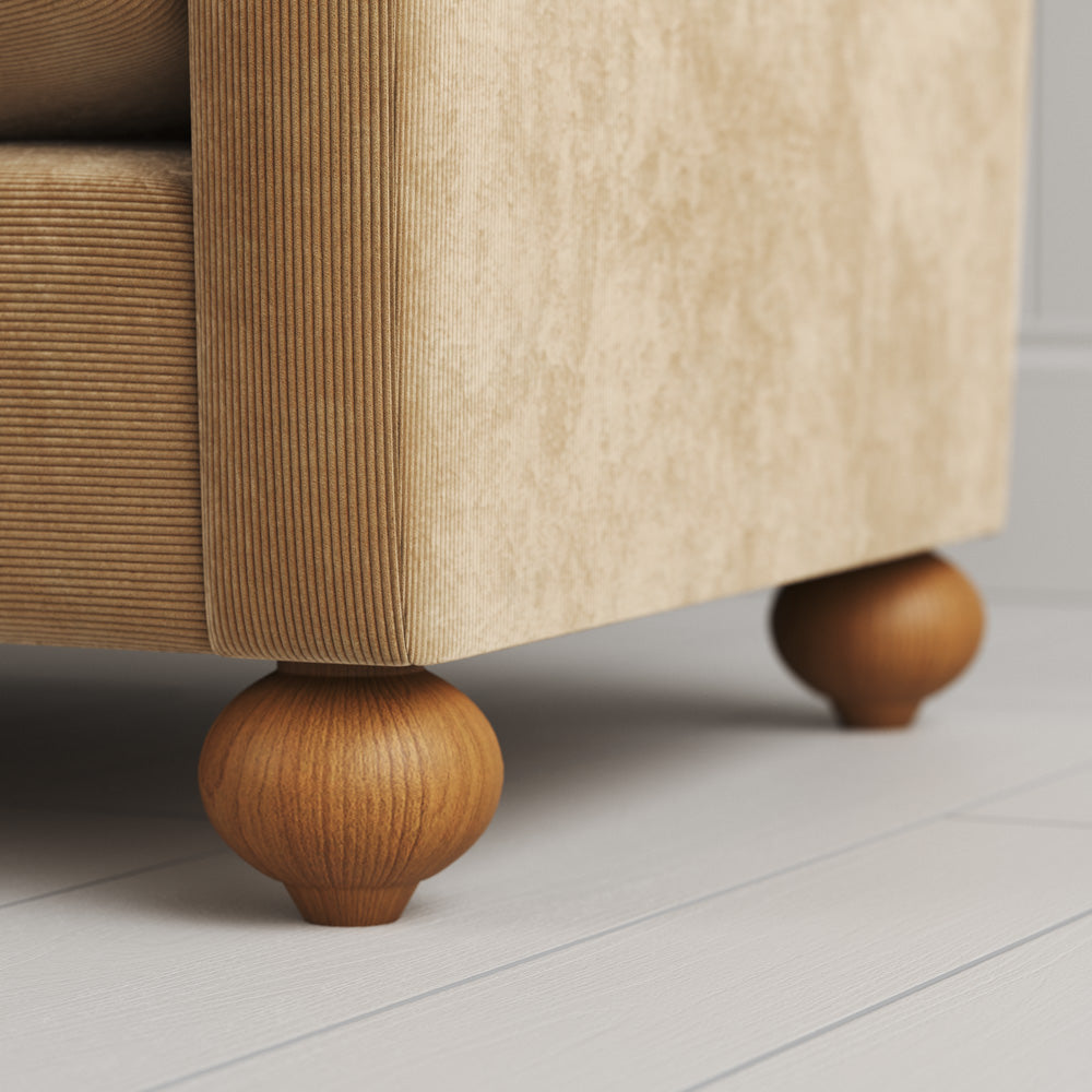 Dolittle 2 seater sofa in Classic Corduroy Stone Beige