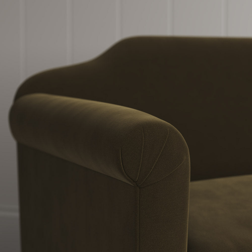 Dolittle 3 Seater Sofa in Intelligent Velvet Seaweed