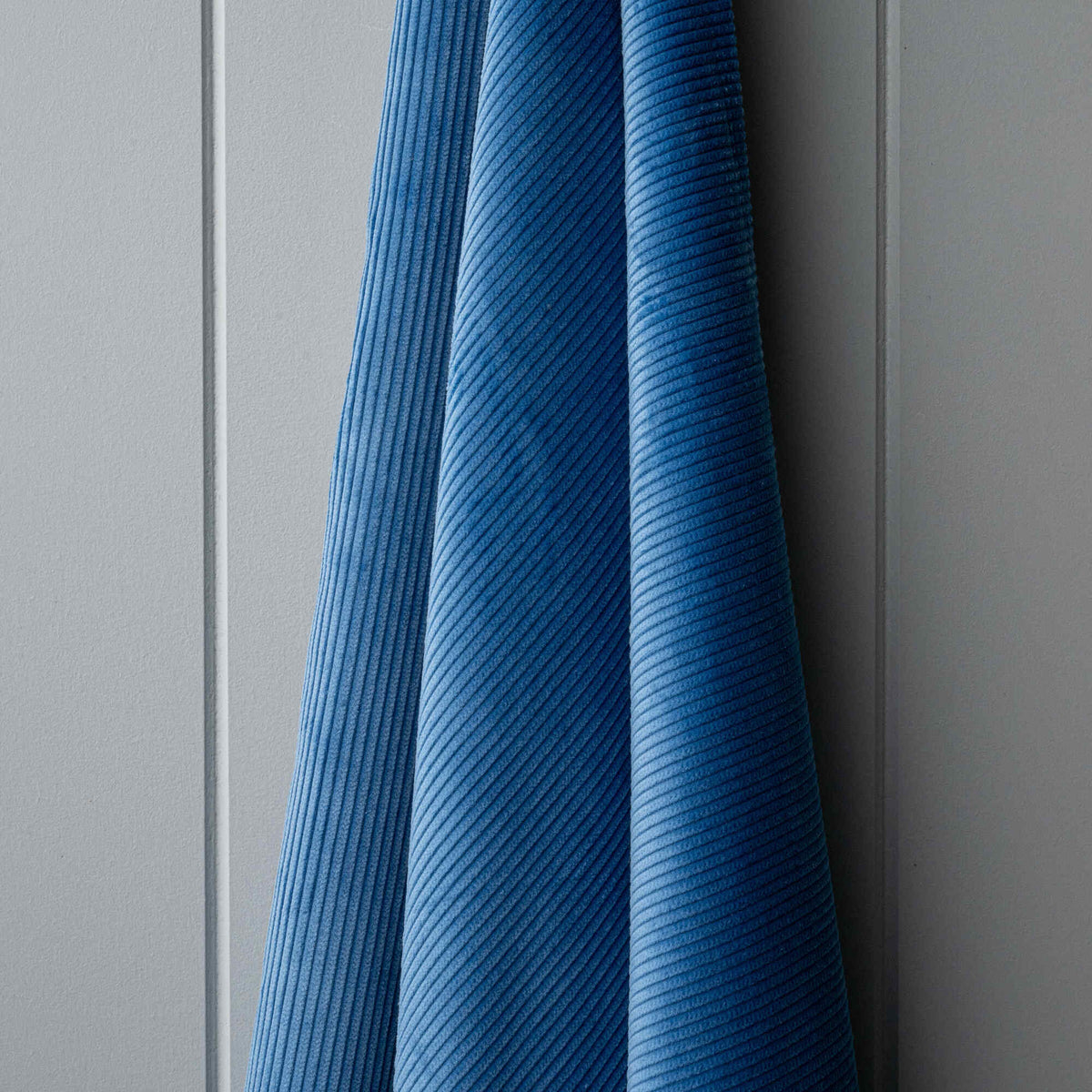 Dolittle 3 seater sofa in Laidback Linen Dove Frame and Classic Corduroy Harbour Blue Seat