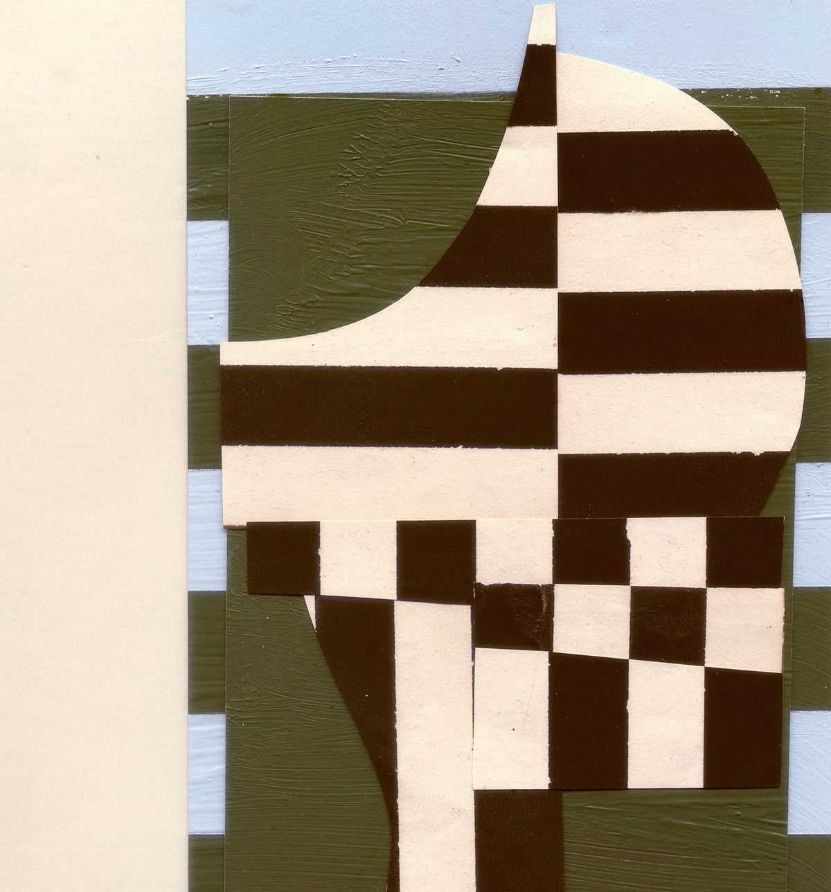 Close detail of Interplay print by Emily Forgot