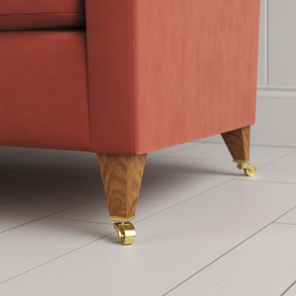 Idler Love Seat in Intelligent Velvet Sienna