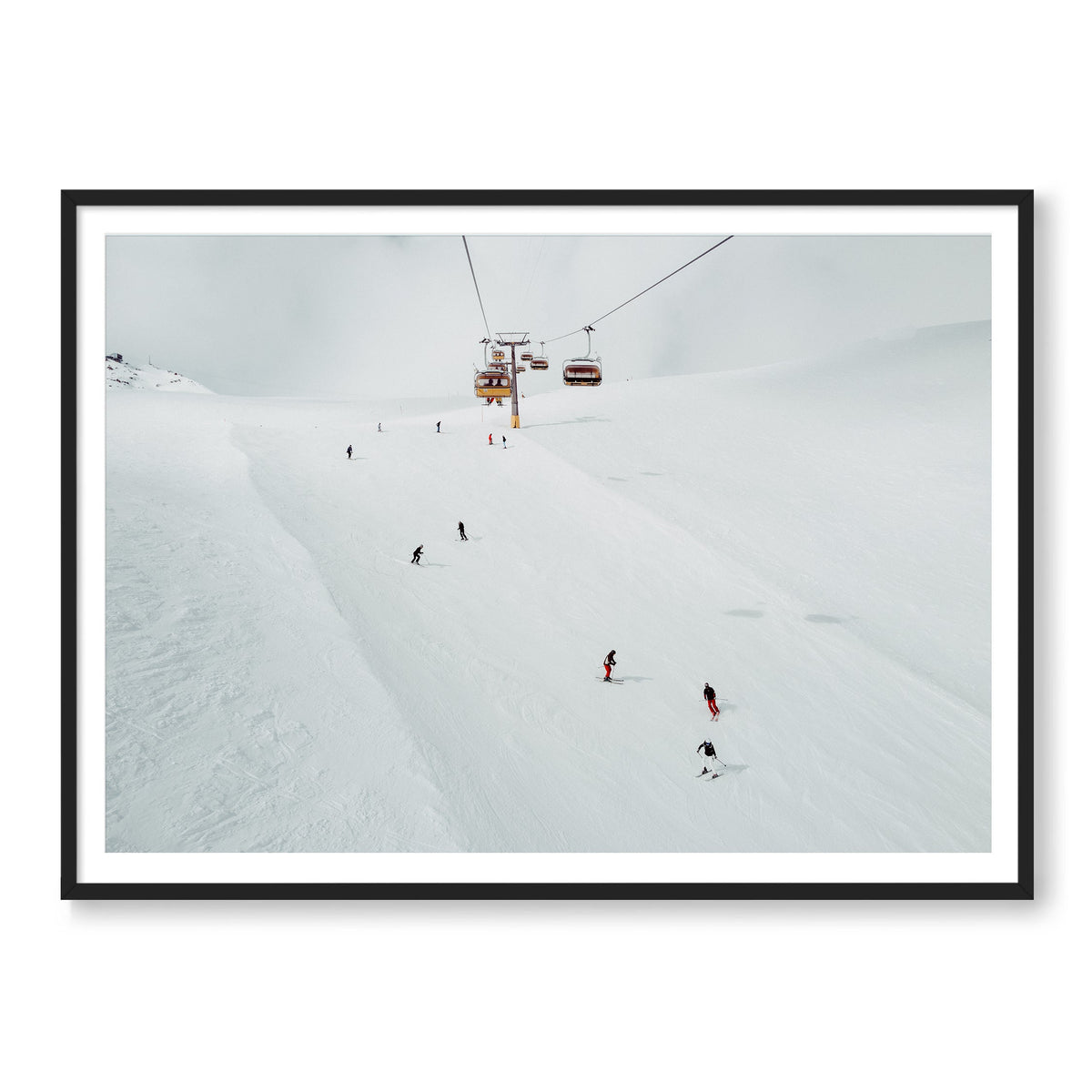 Skiiers In Switzerland