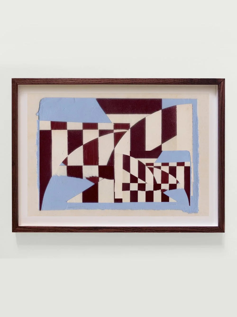 Lilas print by Emily Forgot shown in a frame